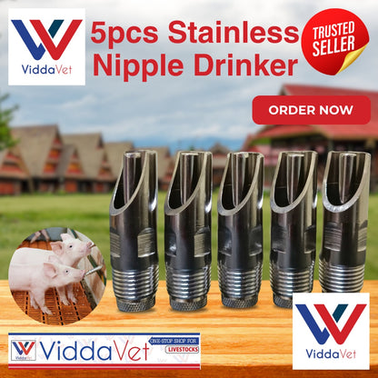5pcs Nipple Drinker Copper End Duck Bill 5pcs