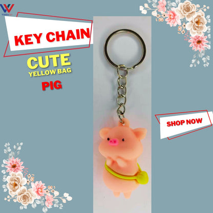 Cute Pig Keychain