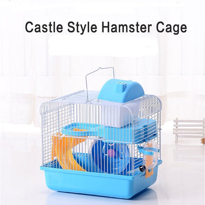 Pet Hamster Cage (Yellow/ Pink/ Blue/ Coffee)