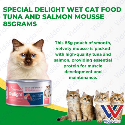 Special Delight Tuna & Salmon Mousse 85g