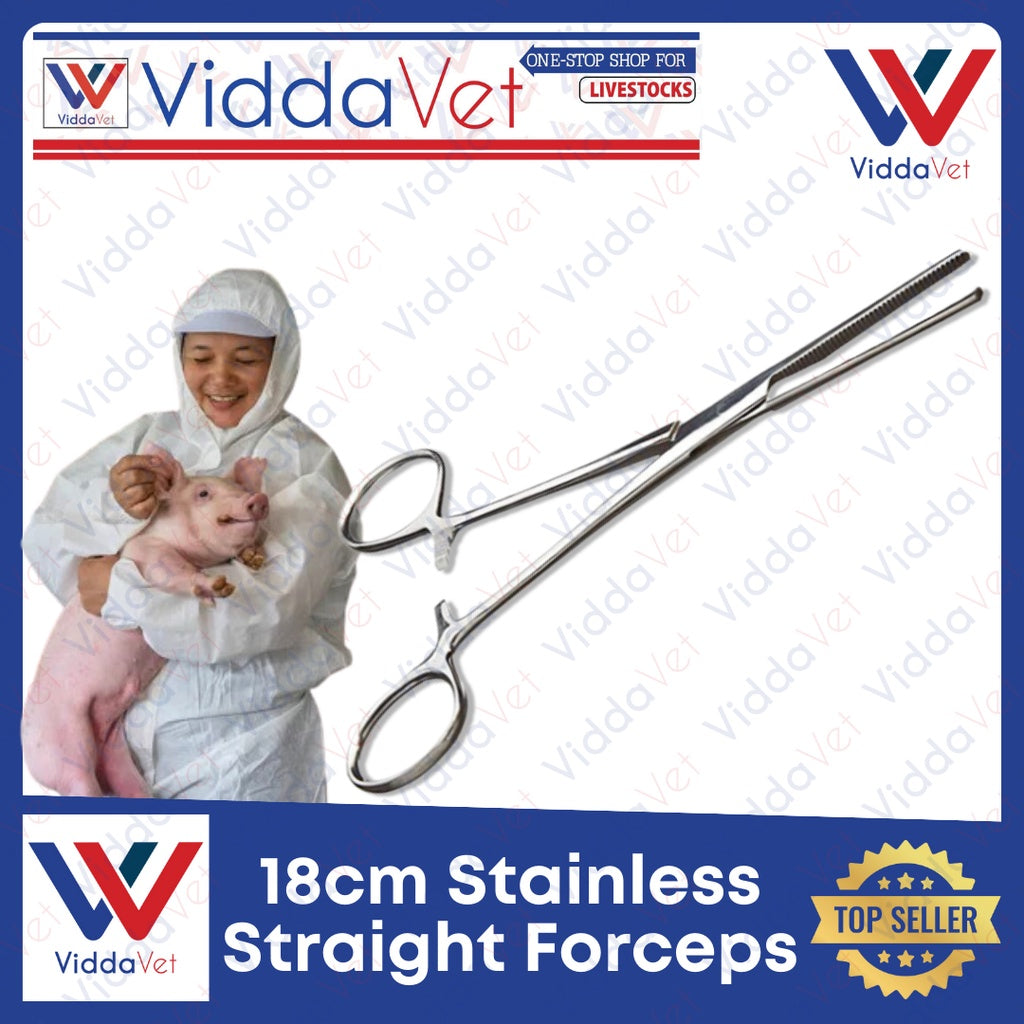 Forceps Straight Big 18cm