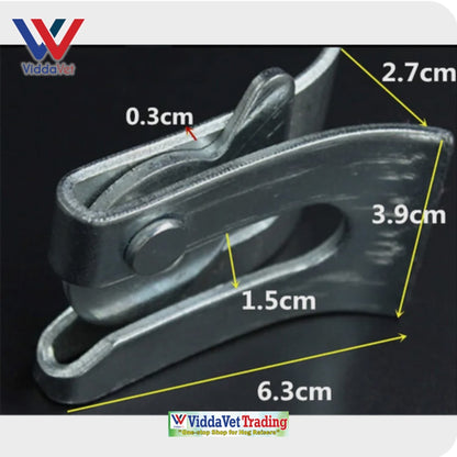 Galvanized Door Lock and Pig Cage Lock with Bar