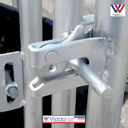 Galvanized Door Lock and Pig Cage Lock with Bar