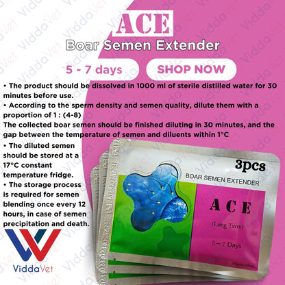 Ace Boar Semen Extender 5 to 7 Days 3pcs