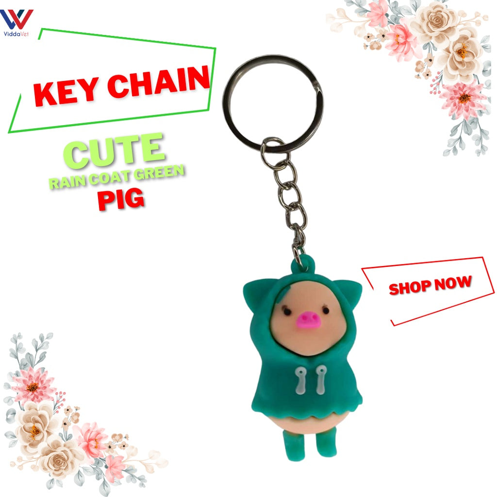 Cute Pig Keychain