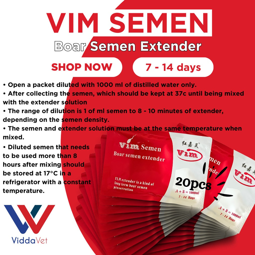 Vim Semen Extender 7 to 14 Days 20pcs