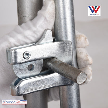 Galvanized Door Lock and Pig Cage Lock with Bar