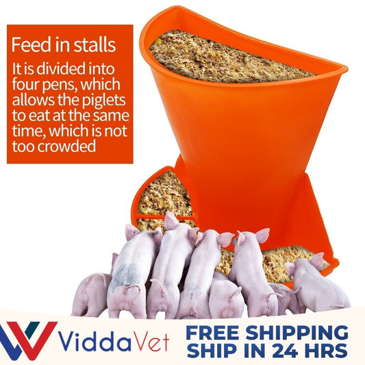 Wall-Mounted Automatic Plastic Pig Feeder