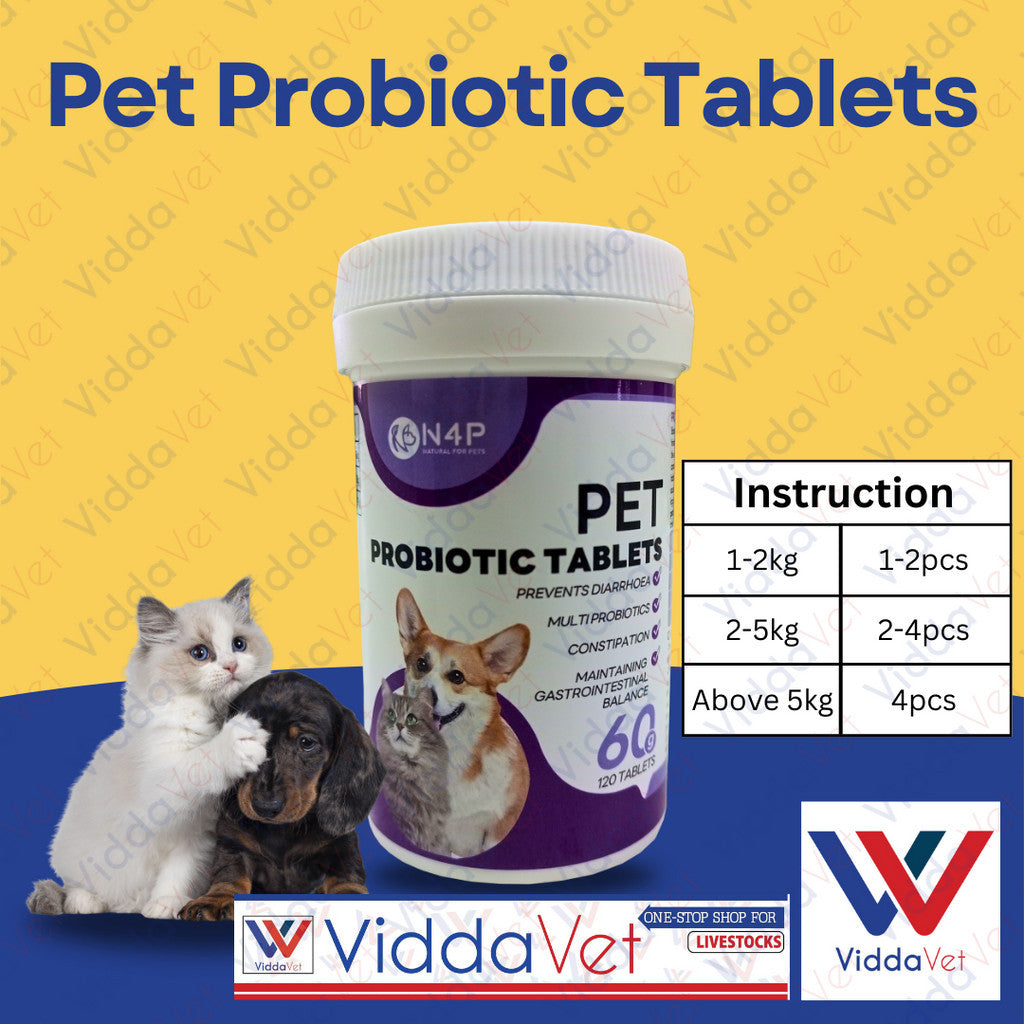 N4P Pet Probiotic 120 Tablets