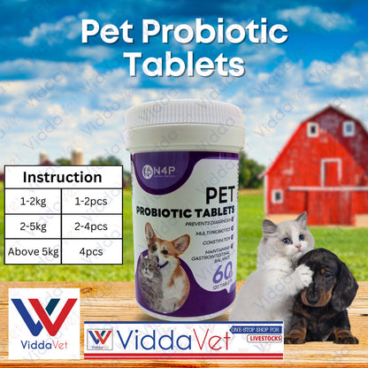 N4P Pet Probiotic 120 Tablets