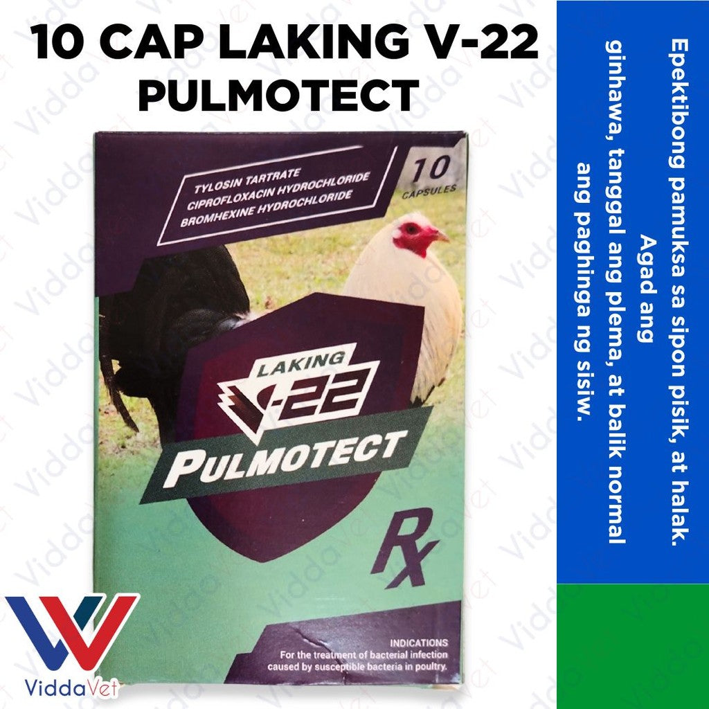 Laking V22 Pulmotect 10 Capsule
