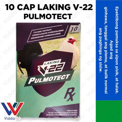 Laking V22 Pulmotect 10 Capsule