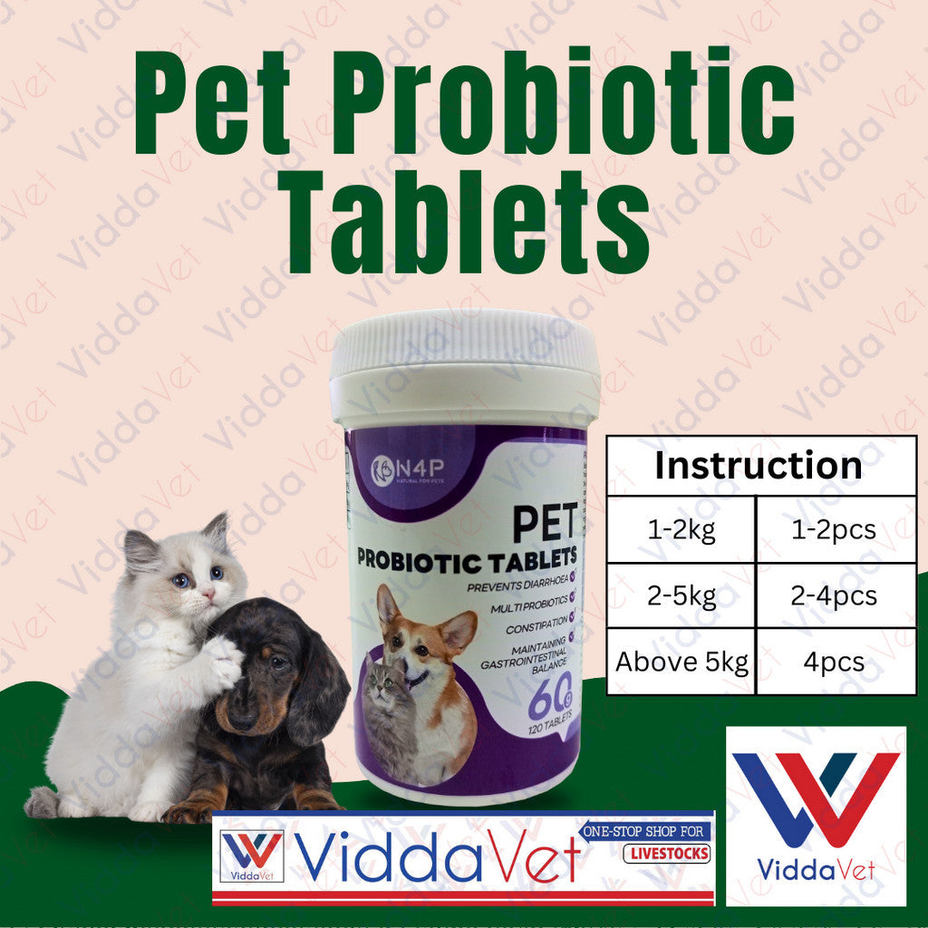 N4P Pet Probiotic 120 Tablets
