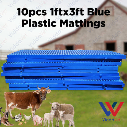Plastic Mattings Blue 1x3 10pcs