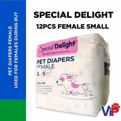 Special Delight Small Female Pet Diapers 12pcs