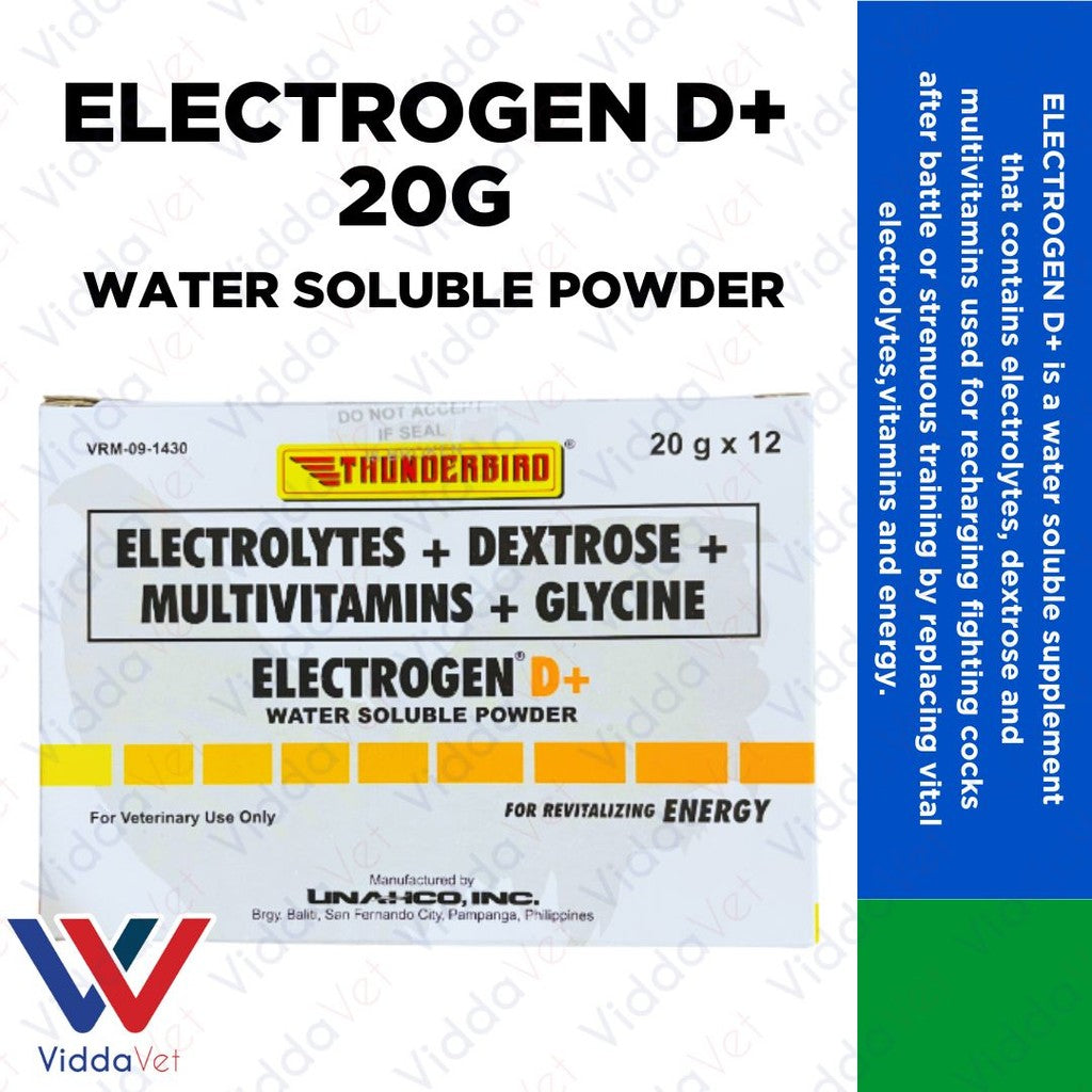Electrogen D+ 1 Box 12pcs x 20g