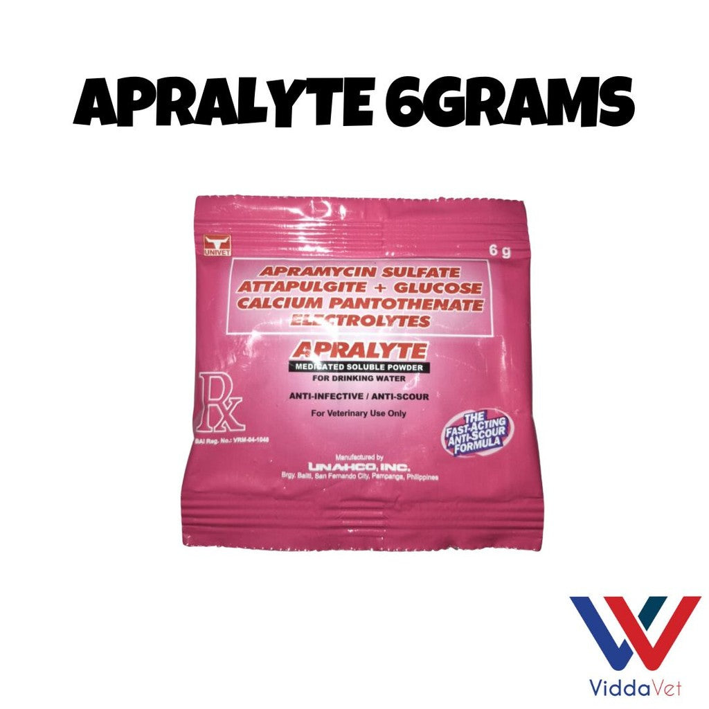 Apralyte 6G - Professional Veterinary Treatment Powder | Viddavet Trading