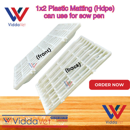 1x2 Plastic Matting (Blue / Green / Red)
