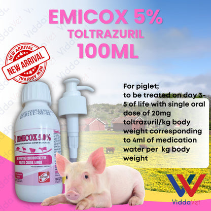 Emicox 5% Toltrazuril 100mL