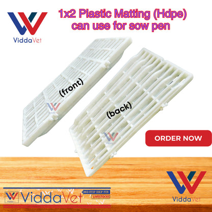 1x2 Plastic Matting (Blue / Green / Red)