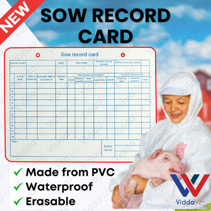Sow Record Card