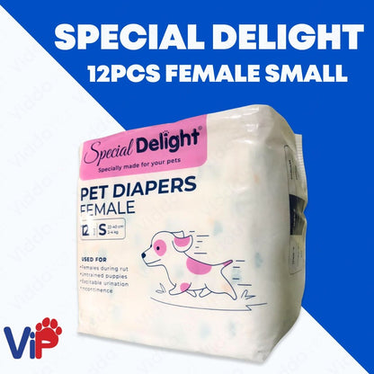 Special Delight Small Female Pet Diapers 12pcs