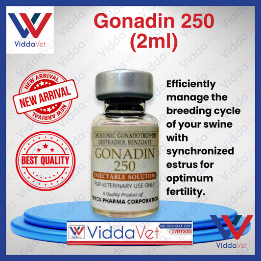 Gonadin 250 (2ml) for Pigs Comprehensive Reproductive Health Solution