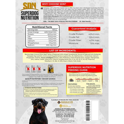 SuperDog SDN Beef Dog Food 15Kg
