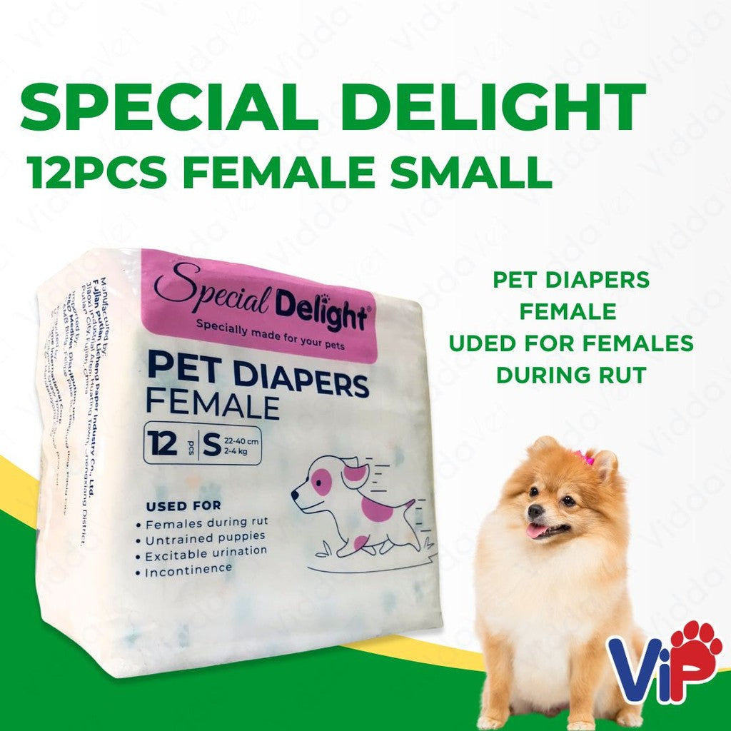 Special Delight Small Female Pet Diapers 12pcs