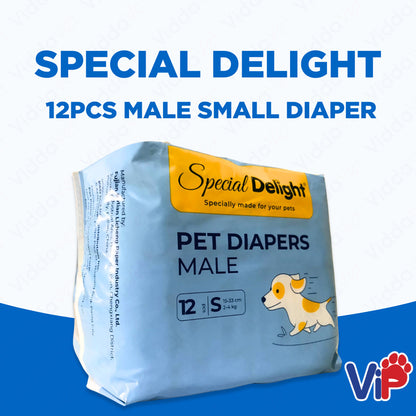 Special Delight Small Male Pet Diapers 12 pcs