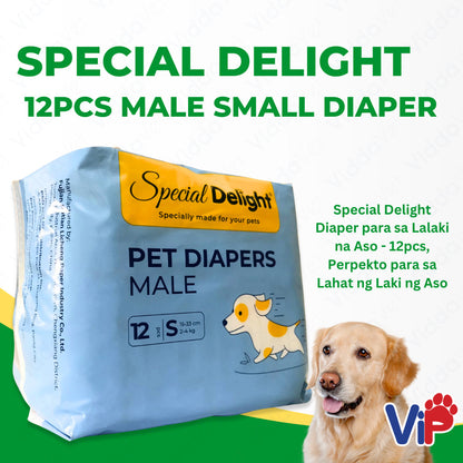 Special Delight Small Male Pet Diapers 12 pcs