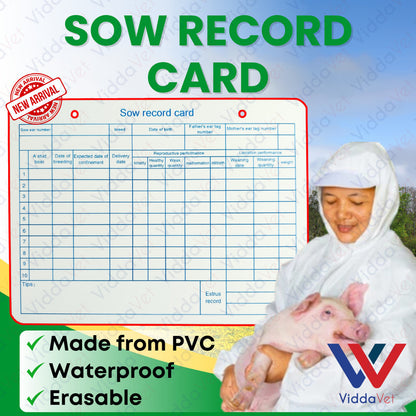 Sow Record Card