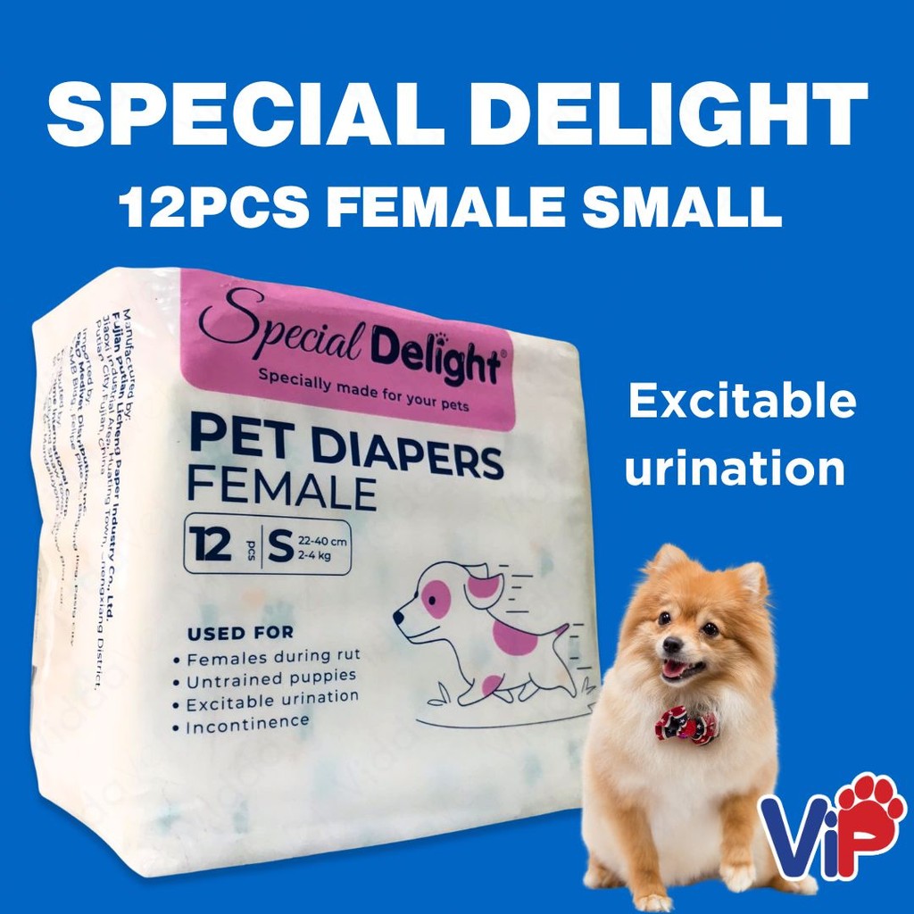 Special Delight Small Female Pet Diapers 12pcs