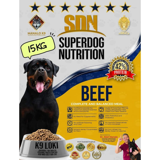 SuperDog SDN Beef Dog Food 15Kg
