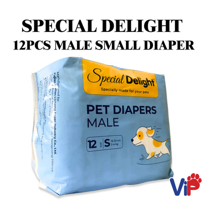 Special Delight Small Male Pet Diapers 12 pcs