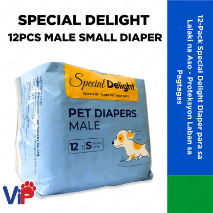 Special Delight Small Male Pet Diapers 12 pcs