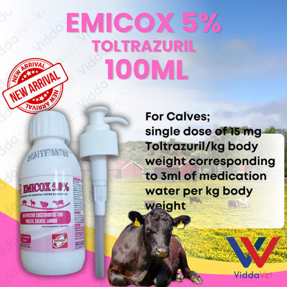 Emicox 5% Toltrazuril 100mL