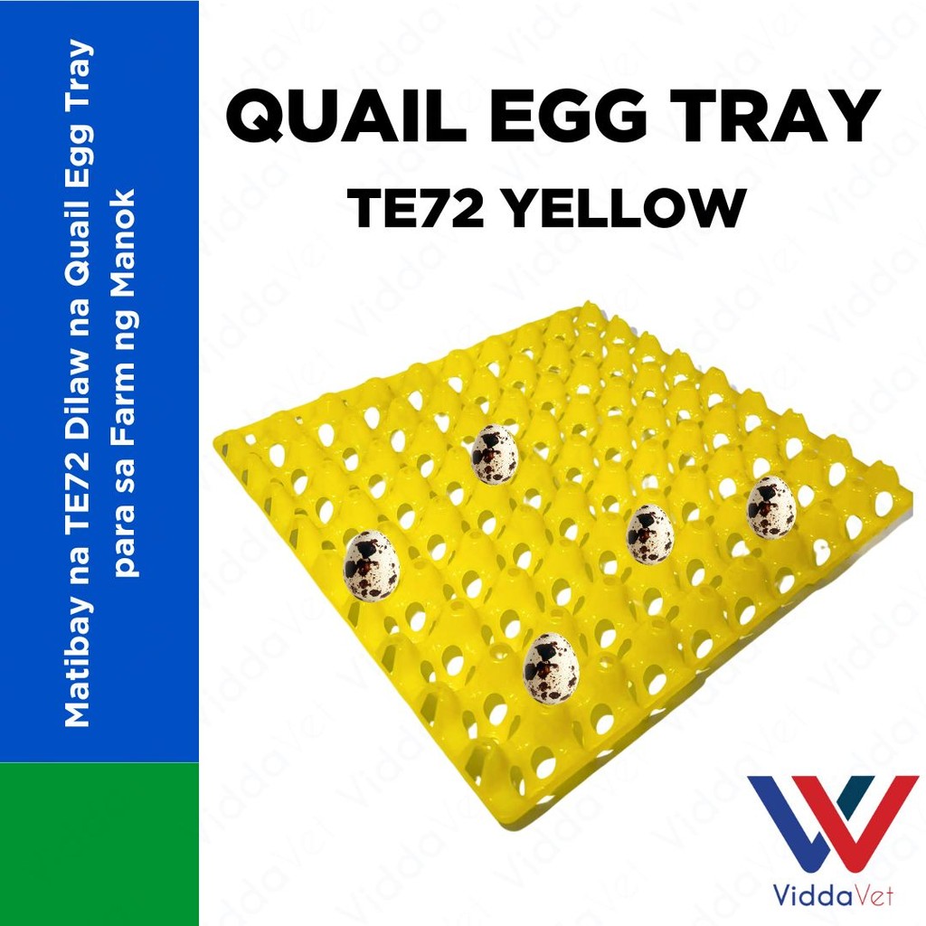 Yellow Quail Pugo Egg Tray 24 Slot