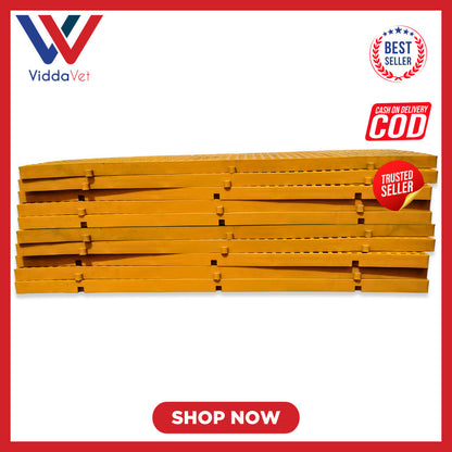 Plastic Mattings Yellow Golden Matt 1x3 10pcs