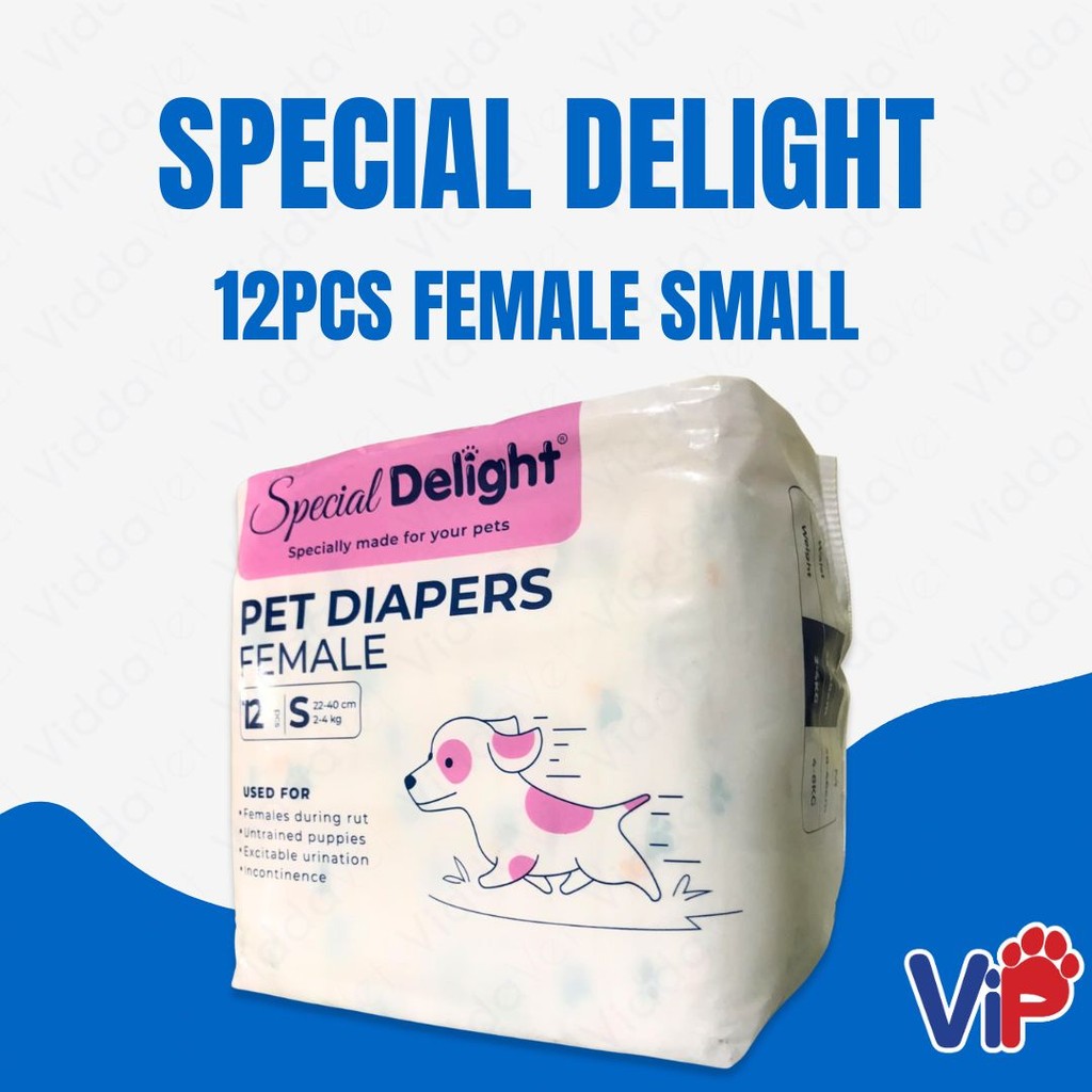 Special Delight Small Female Pet Diapers 12pcs