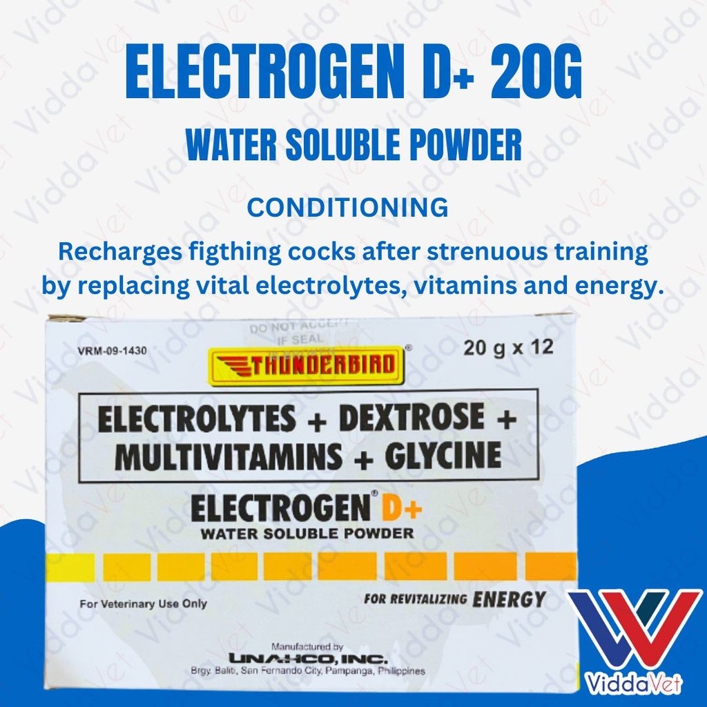 Electrogen D+ 1 Box 12pcs x 20g