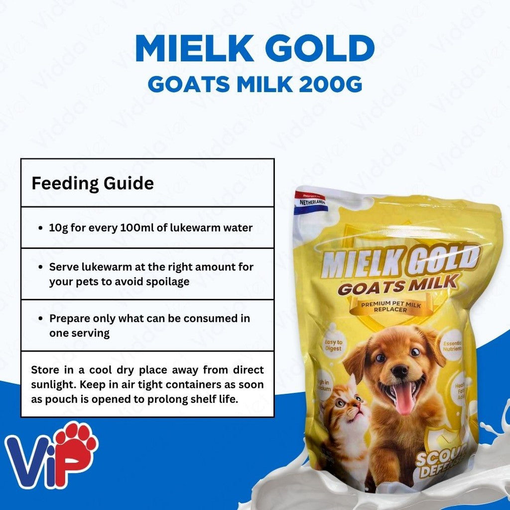 Mielk Gold Pet Milk Replacer 200g