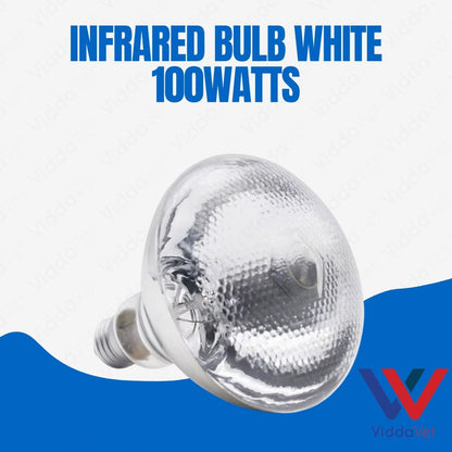 White Infrared Heat Lamp 100watts