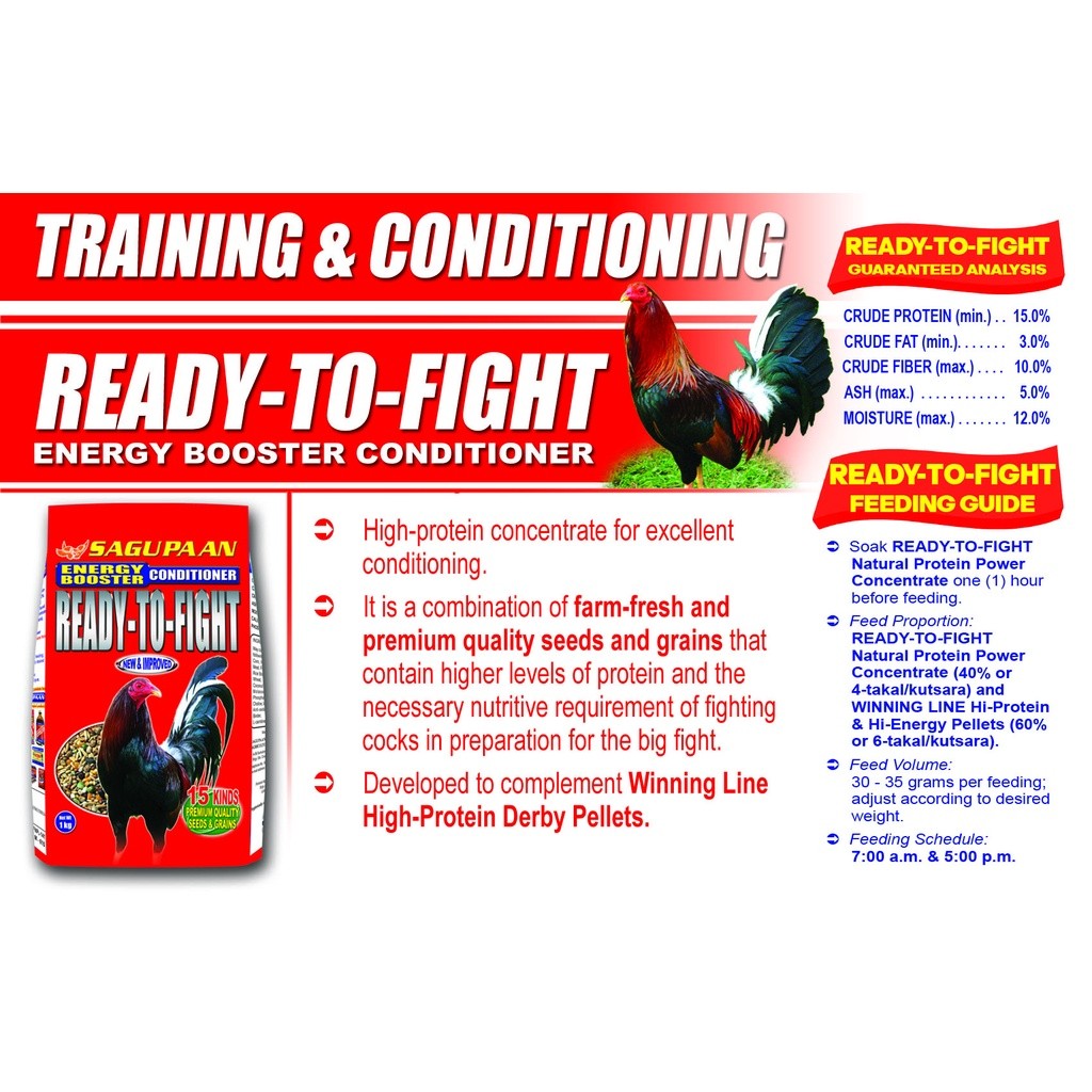 Sagupaan Superfeeds Ready-To-Fight 1kg