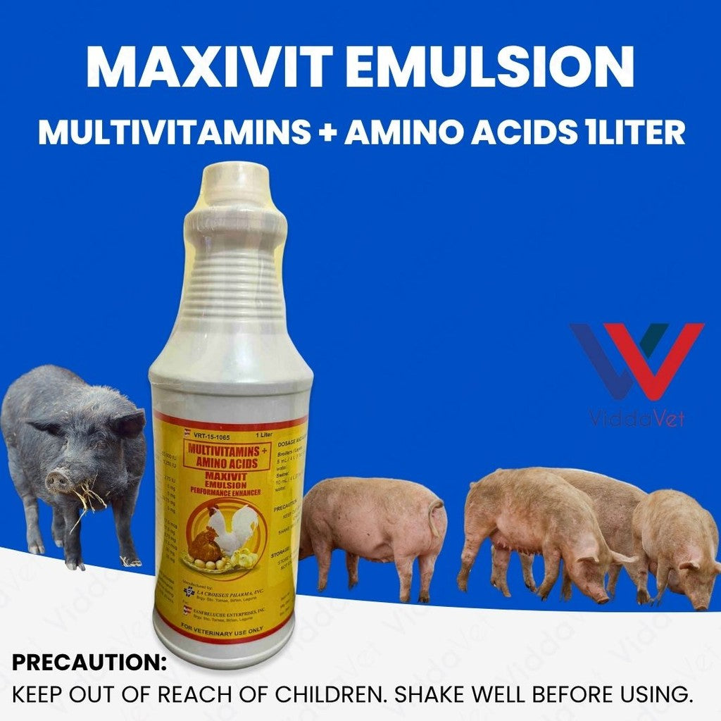 Maxivit Emulsion Multivitamins + Amino Acids 1 Liter