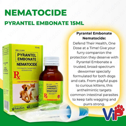 Nematocide Pyrantel Embonate 15ml