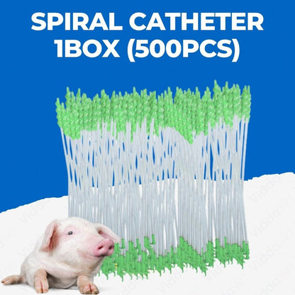 Foam Tip Spiral Catheter 500pcs 1 Box