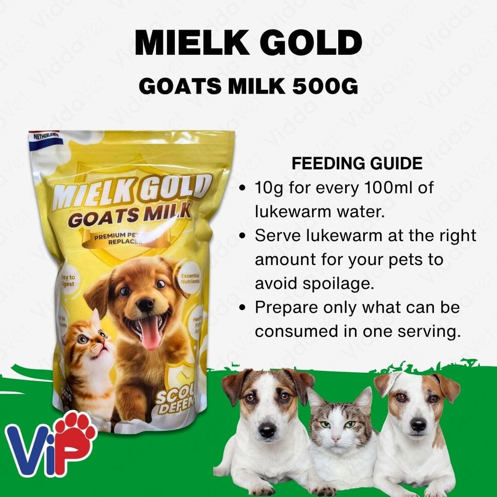 Mielk Gold High Quality Pet Milk Formula 500g