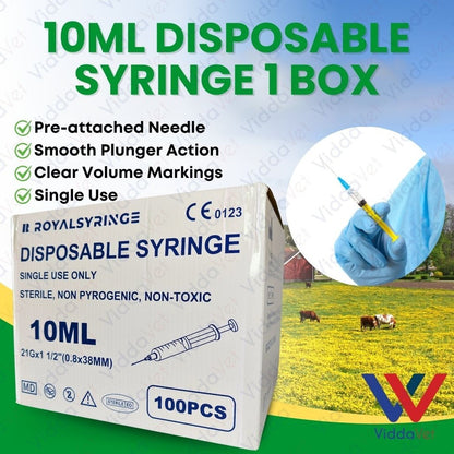 10ml Disposable Syringe (1Box100Pcs)