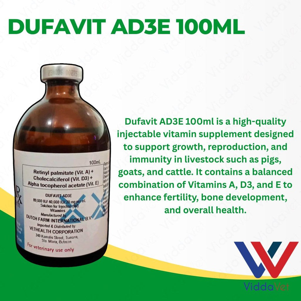 Dufavit AD3E 100ml Vitamin Supplement